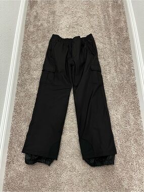 Sport Essentials Men’s Black Snow Pants Size 16 Waterproof Insulated Ski Pants